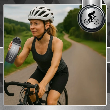 Sticla de 600 ml, sticla de apa sport TRESSARI, solid PC FARA BPA