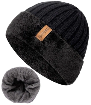 Căciulă de iarnă caldă unisex cu blană