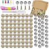 Kit reparatie captuseala auto 80 buc Nituri Bej