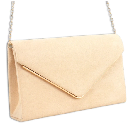 Geantă de umăr elegantă de seară pentru femei din piele întoarsă