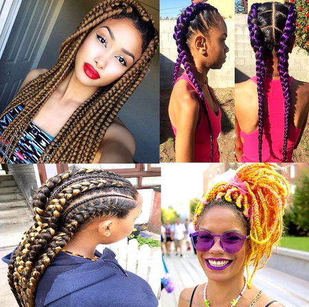 Păr sintetic OMBRE STRAIGHT împletituri dreadlocks