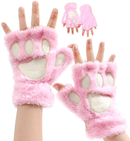 Mănuși de damă, labe de iarnă, mănuși de pluș