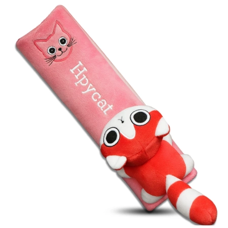 Husă de centură de siguranță pentru pisici, din pluș, pentru copii