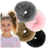 Bandă pufoasă SCRUNCHIE pentru păr, ușoară, 4 buc., diverse culori