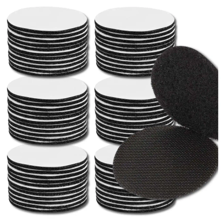 Strong Velcro 50mm rotund autoadeziv cu adeziv Bandă 60 buc