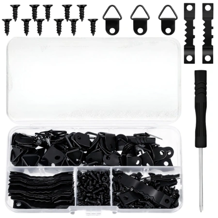 Cârlige pentru montarea tablourilor, fotografiilor, ramelor pe perete, suporturi, set de 251 de bucăți