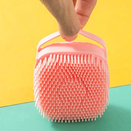 Gel de gel din silicon cu dozator, roz