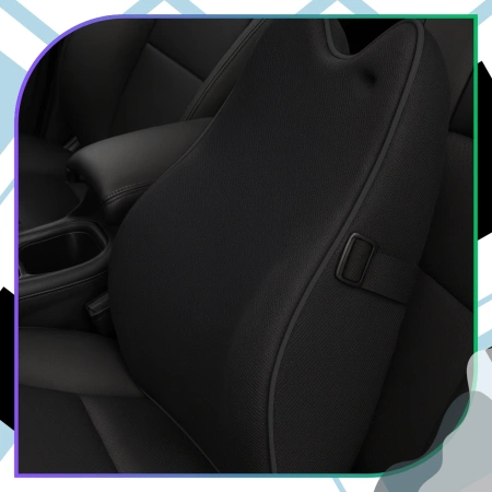 Perna lombară auto din spumă cu memorie ergonomică