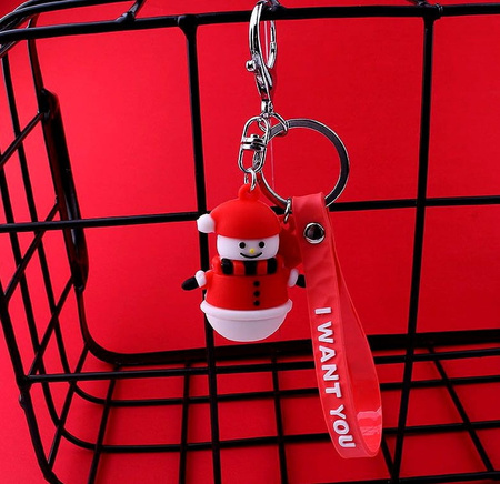 Omul de zapada de Craciun Breloc Olaf pentru chei de poseta