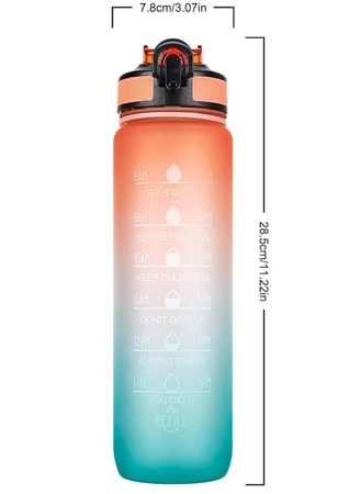 Sticlă 1l PC sport bea sticla de apă robust BPA GRATUIT