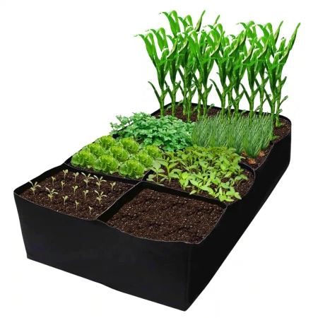 Geanta mare ghiveci cu flori pentru plantarea legumelor 180x90x30 cm