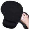 Mouse pad negru ergonomic antiderapant pentru încheietura mâinii
