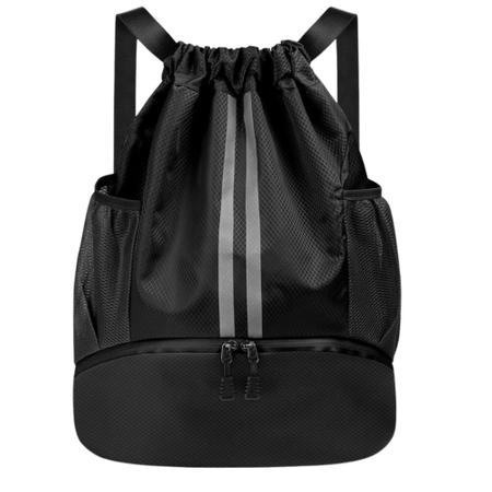 Rucsac negru sport pentru antrenament gimnastica