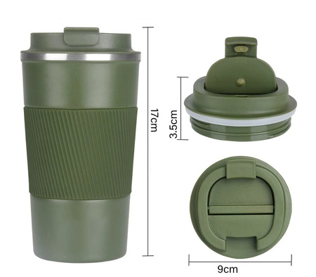 Cana termica, termos mare 510ML, etansa pentru cafea