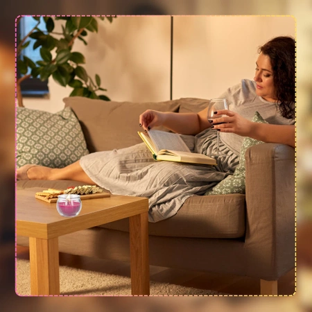 Set 6 lumanari parfumate lumanare biscuiti bujor cu fructe