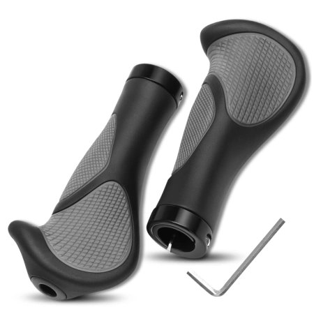 Mânere ergonomice pentru ghidonul bicicletei