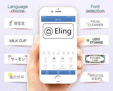 NIIMBOT Etichete Termice 14x50mm cu fructe 130 buc