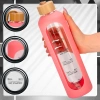 Sticla de sticla, 1000 ml, sticla solida de apa sport TRESSARI pentru alergat