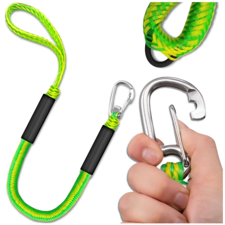 Funie de ancorare flexibila cu carlig bungee CUMA 120-170 cm