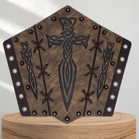 Bratara protectoare din piele. Bratara medievala 1 buc