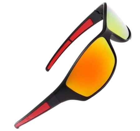 Ochelari sport polarizați pentru conducere, aparate foto SLR roșii universale