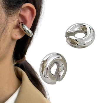 Cercei din otel chirurgical, cercei rotunzi din argint