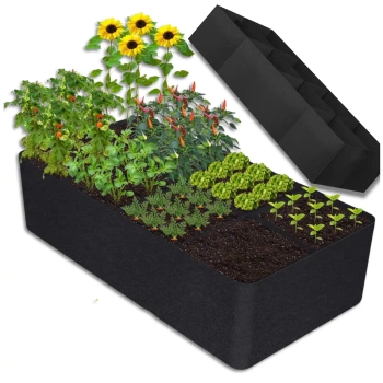 Geanta mare ghiveci cu flori pentru plantarea legumelor 180x90x30 cm