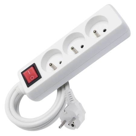 Prelungitor 3 prize GRUNDIG 1,5 m cu întrerupător