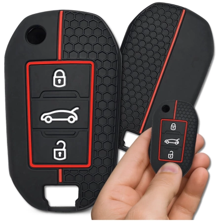 HUSĂ Etui din silicon pentru cheie Peugeot 301 3008 508 Citroen C-Elysee C3 C4L