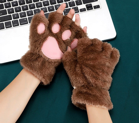 Mănuși de iarnă de damă, mănuși de pluș