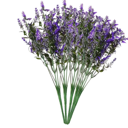 Flori artificiale violet 12buc lavandă buchet decorativ