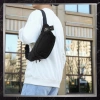 BAD&BAGS Geantă impermeabilă pentru bărbați, haină neagră