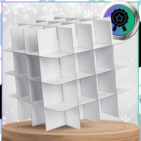 Recipient rezistent pentru depozitarea a 64 de globuri