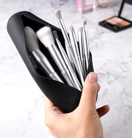 Geanta de voiaj organizator pentru perii din silicon