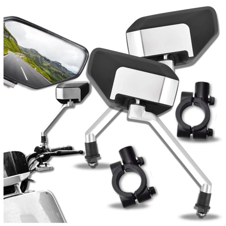 Oglinzi retrovizoare pentru biciclete 360 ​​oglinzi rotative set de 2