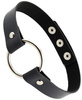 Colier cu guler de guler de piele punk