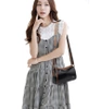 Elegant negru piele femei sac de umăr postbag