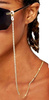 Lant de ochelari elegant auriu cu zirconi decorativi