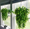 Flori artificiale flori verzi eucalipt agățat decor