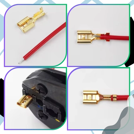 Conectori Set de 450 de conectori femele și masculin cu ochi