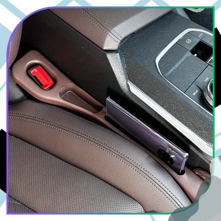 Insert pentru fanta dintre scaune, organizator pentru accesorii auto, 2 buc.