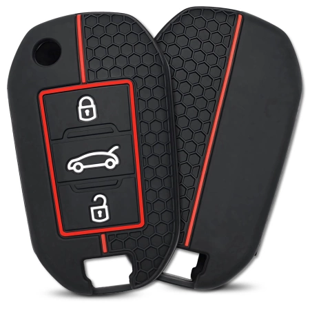 HUSĂ Etui din silicon pentru cheie Peugeot 301 3008 508 Citroen C-Elysee C3 C4L