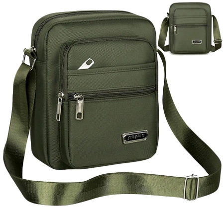 Geanta de umar barbati, mica, impermeabila, verde