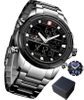 Ceas Barbati NAVIFORCE Bratara Led Cronometru + Cutie