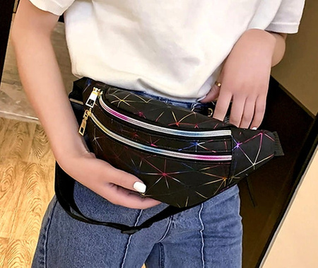 Geantă geometrică pentru șold, reflectorizantă