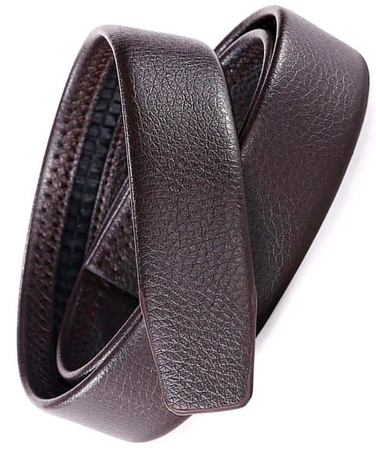 CUREA BĂRBAȚI din piele maro fără cataramă