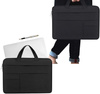 Geanta pentru laptop, neagra, spatioasa, husa 15.6