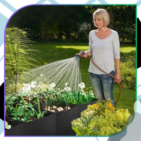 Geanta mare ghiveci cu flori pentru plantarea legumelor 120x60x30 cm