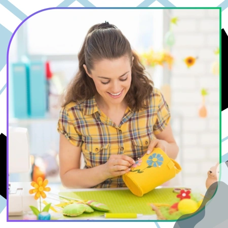 Foi decorative din fetru 40x45cm set de 20 bucăți, amestec de culori, mari