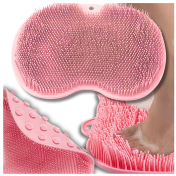 Lavetă de corp din silicon pentru masaj Covoraș anti-alunecare cu ventuze